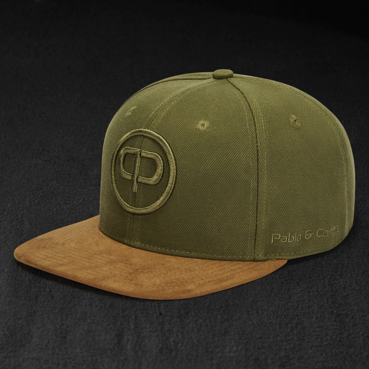 Snapback Cap - All Khaki & Suede