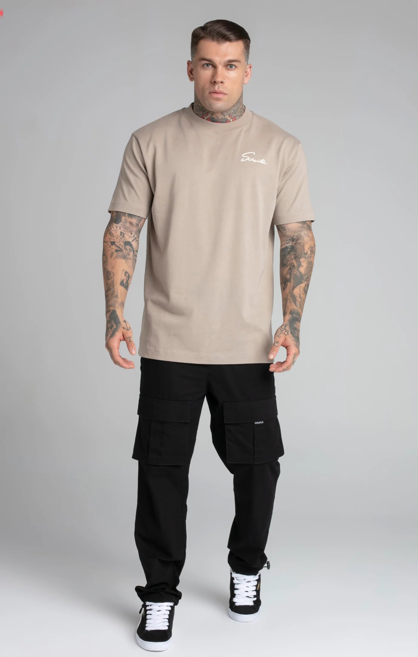 Script T-Shirt - Beige