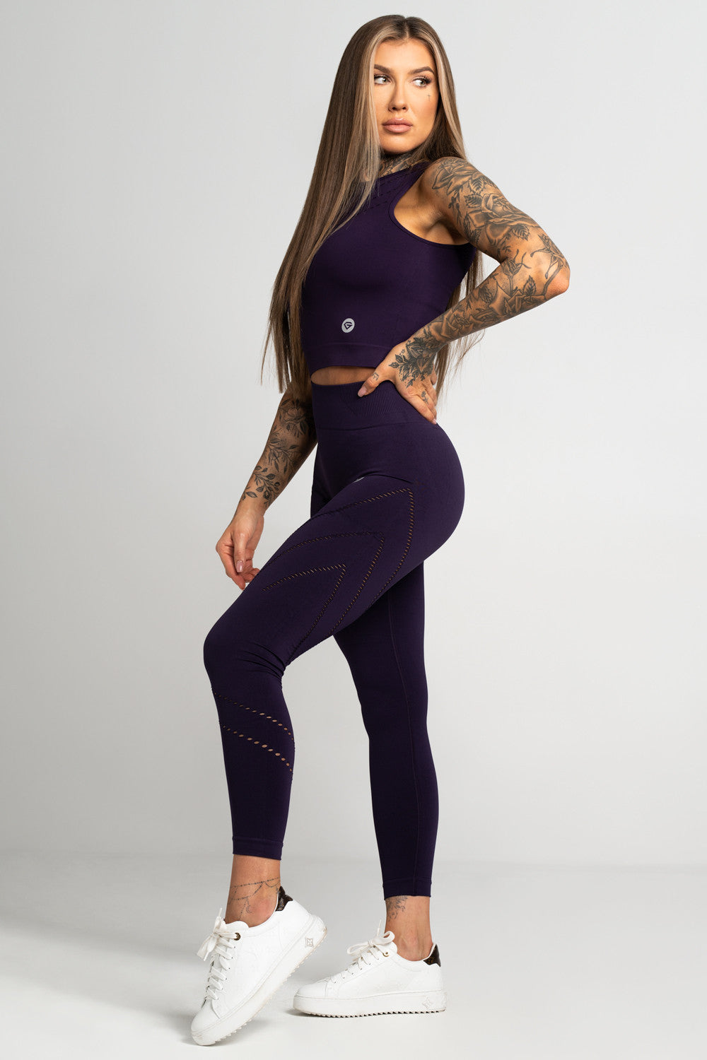 Gym Glamour - Leggings Asymmetric – Mysterioso