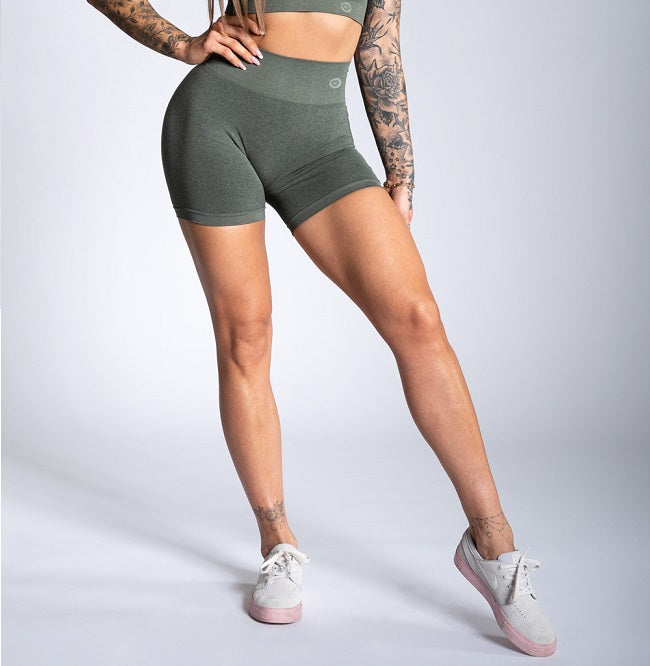 Gym Glamour - Seamless Shorts - Khaki