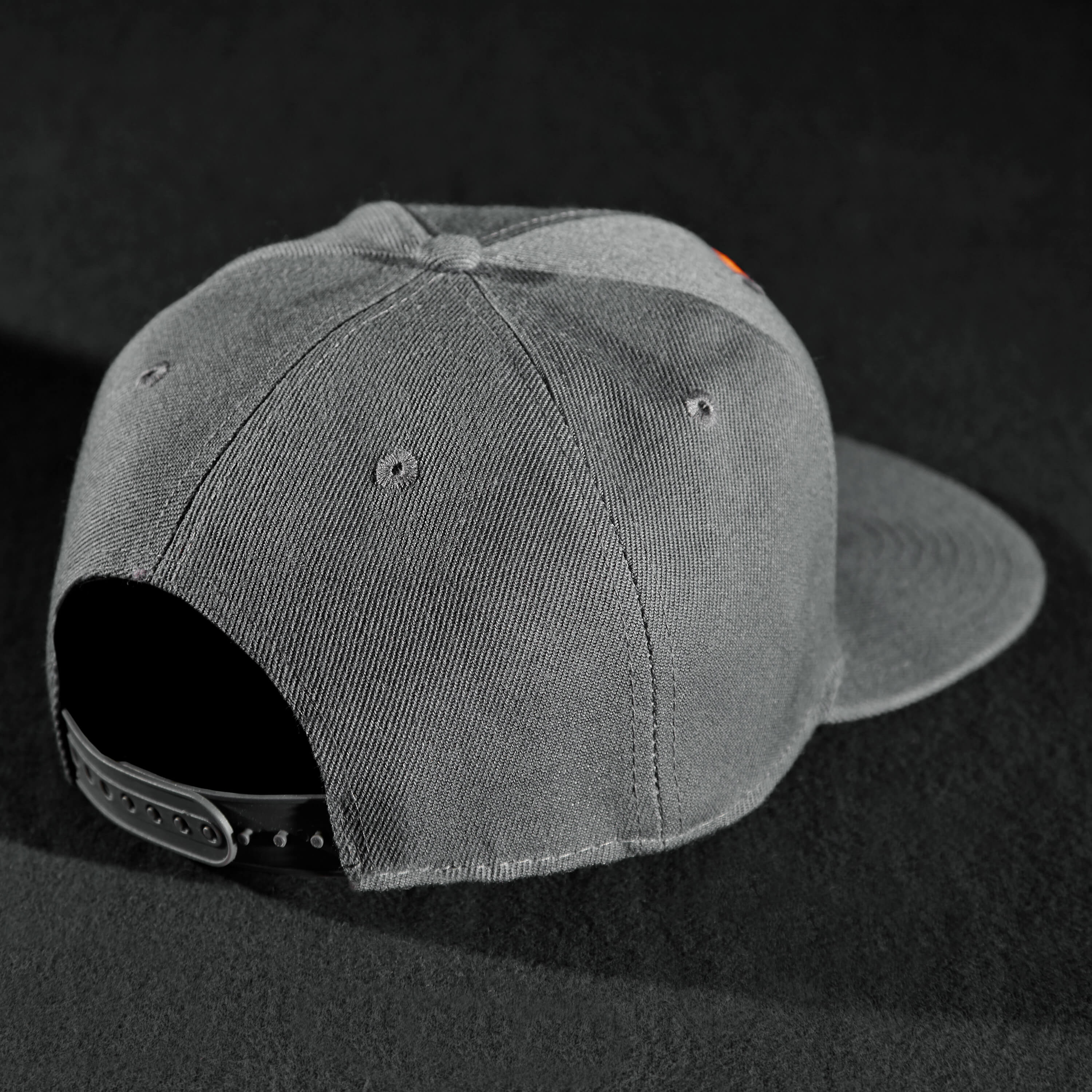 Pablo & Capone - Snapback Cap - Anthracite & Orange