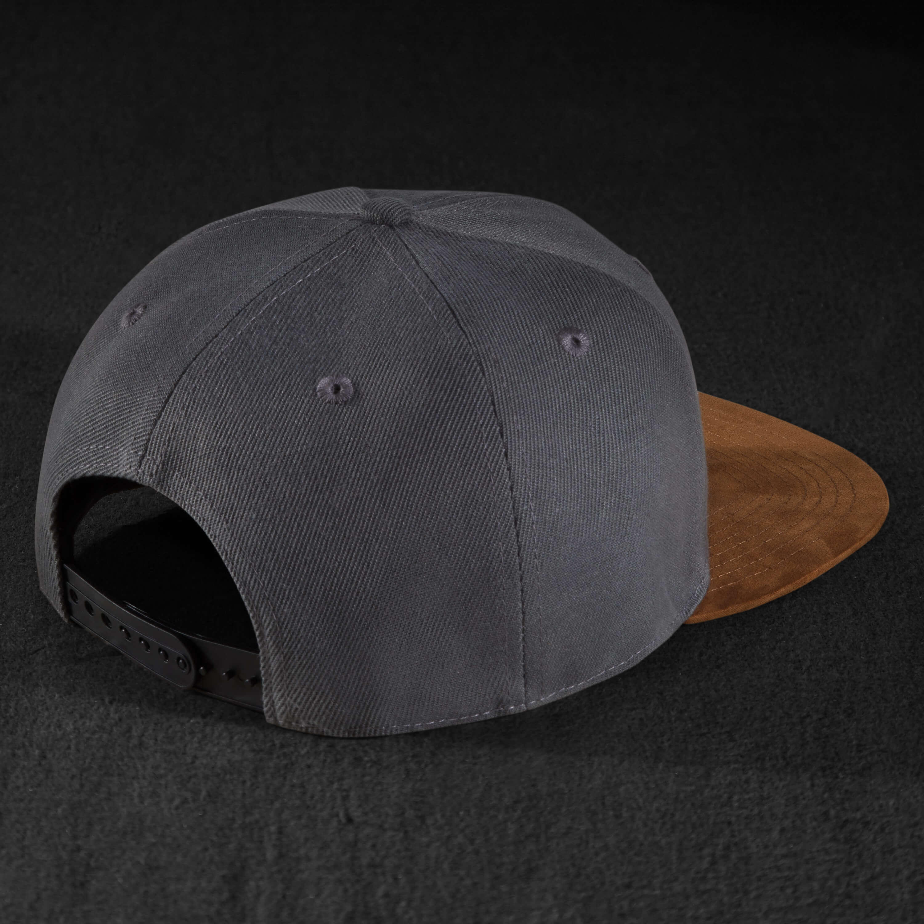 Pablo und Capone - Snapback Cap - Anthracite & Suede