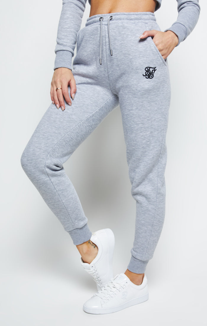 SikSilk - Track Pants - Grey Marl